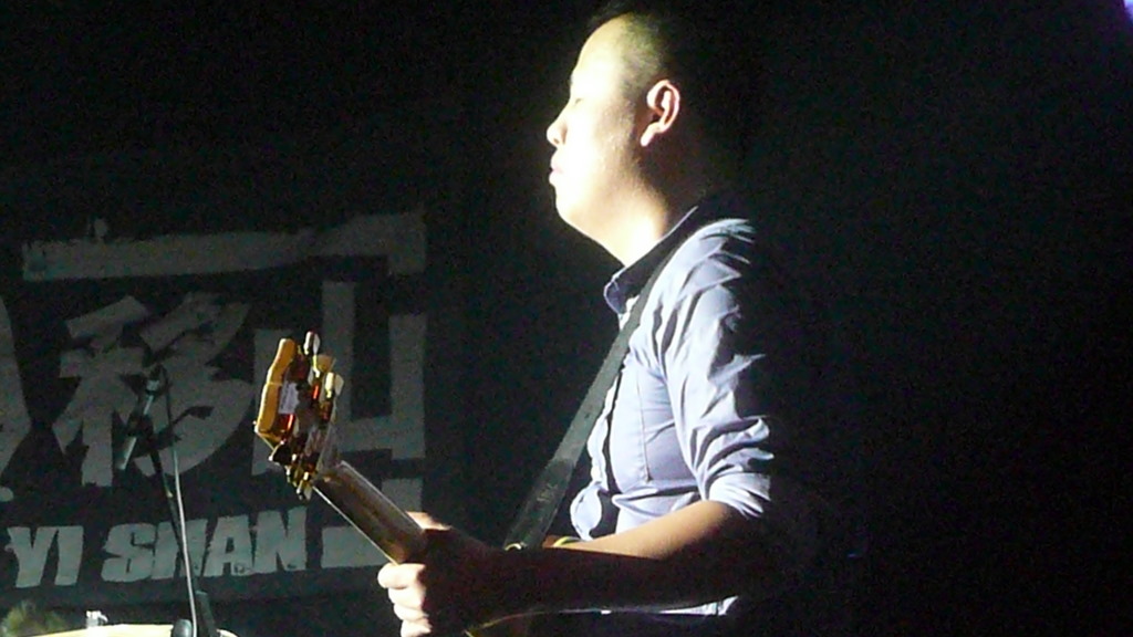 P.K.14 live at Yugong Yishan in Beijing, photo by Jon Davis