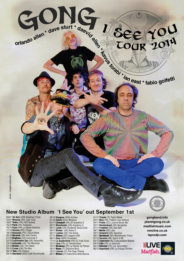 Gong 2014 tour poster