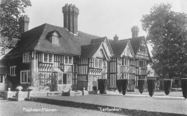 Finchden Manor in 1937