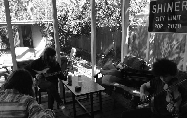 Syd Arthur rehearsing at home