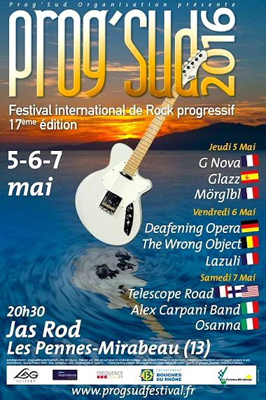 Prog'Sud 2016 poster