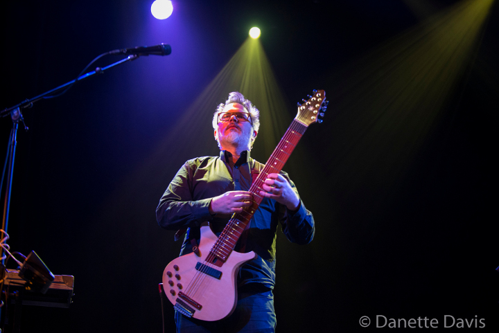 Markus Reuter on stage with Stick Men 2017, photo by Danette Davis