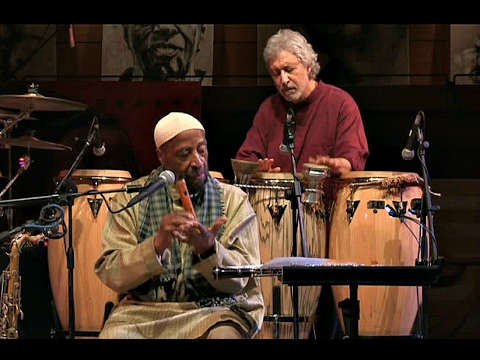 Yusef Lateef and Adam Rudolph, photo from Youtube video
