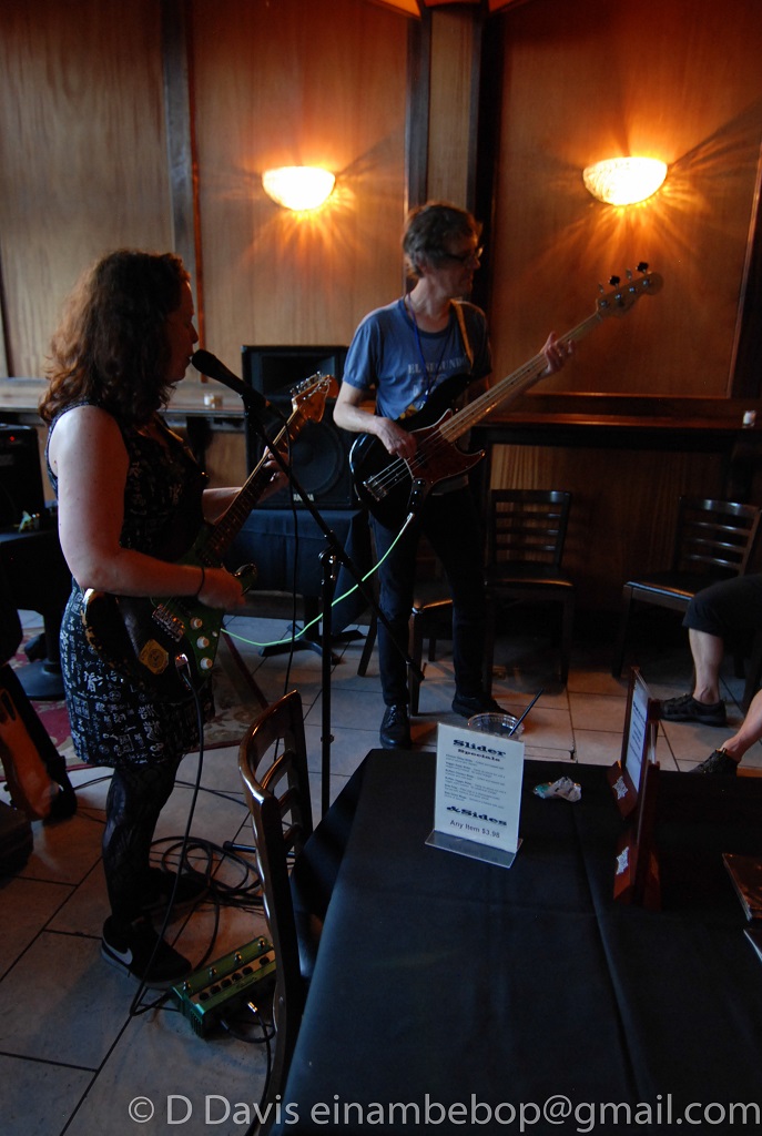 Tone Dogs (Amy Denio and Fred Chalenor) at Seaprog, photo by Danette Davis