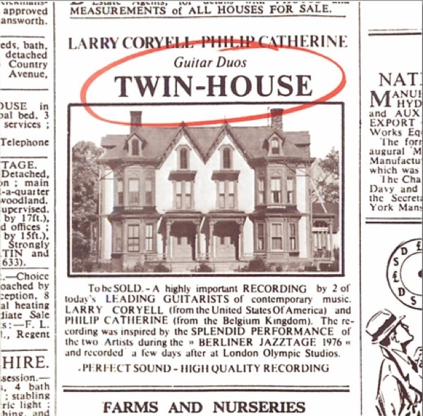 Larry Coryell / Philip Catherine — Twin-House