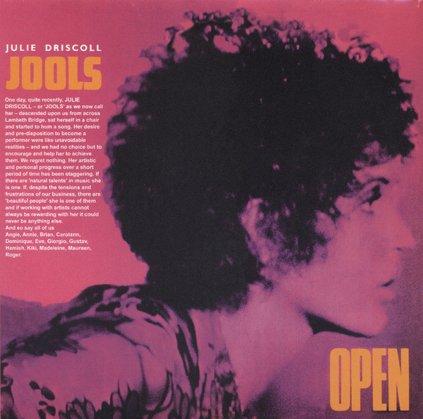 Julie Driscoll, Brian Auger and the Trinity — Open