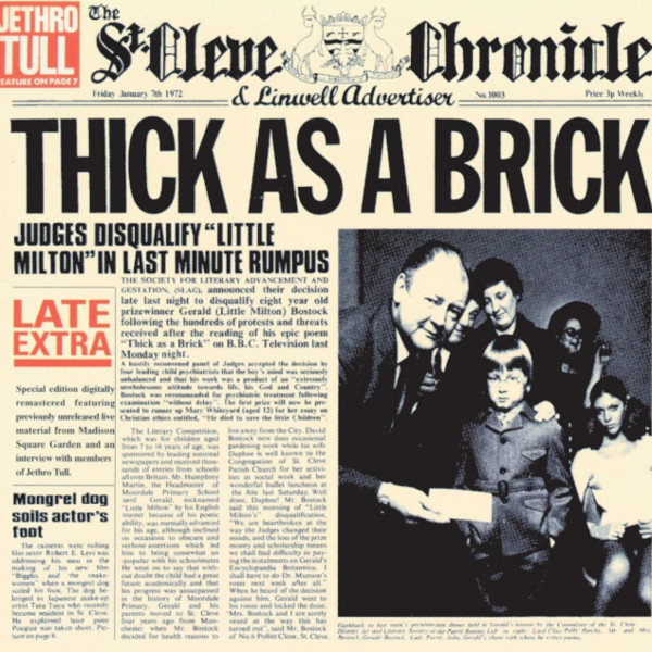 Jethro Tull - Thick as a Brick cover