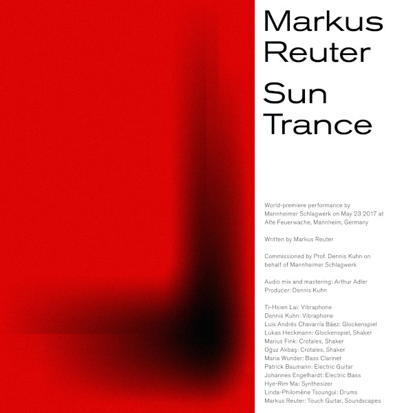 Markus Reuter with Mannheimer Schlagwerk — Sun Trance