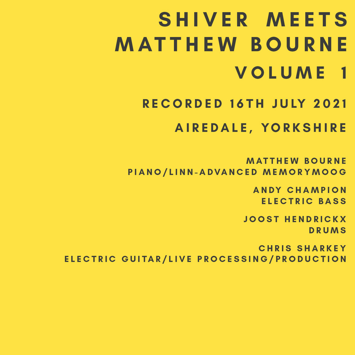 Shiver Meets Matthew Bourne - Volume 1 Cover art